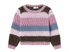 Name It mauve orchid striktrøje